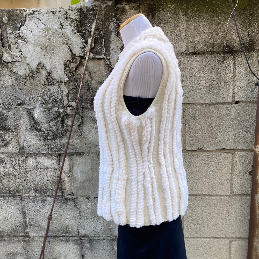 Vintage Rabbit fur vest - Picture 6 of 14
